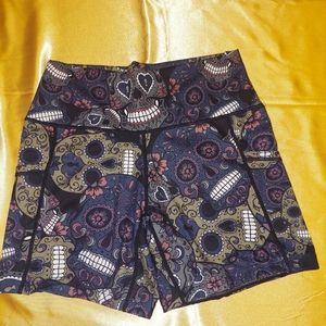 CVG  5 inch Midnight Skulls shorts